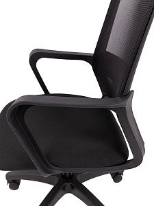 Офисное кресло CHAIRMAN 606 LT, ткань/сетка, черный